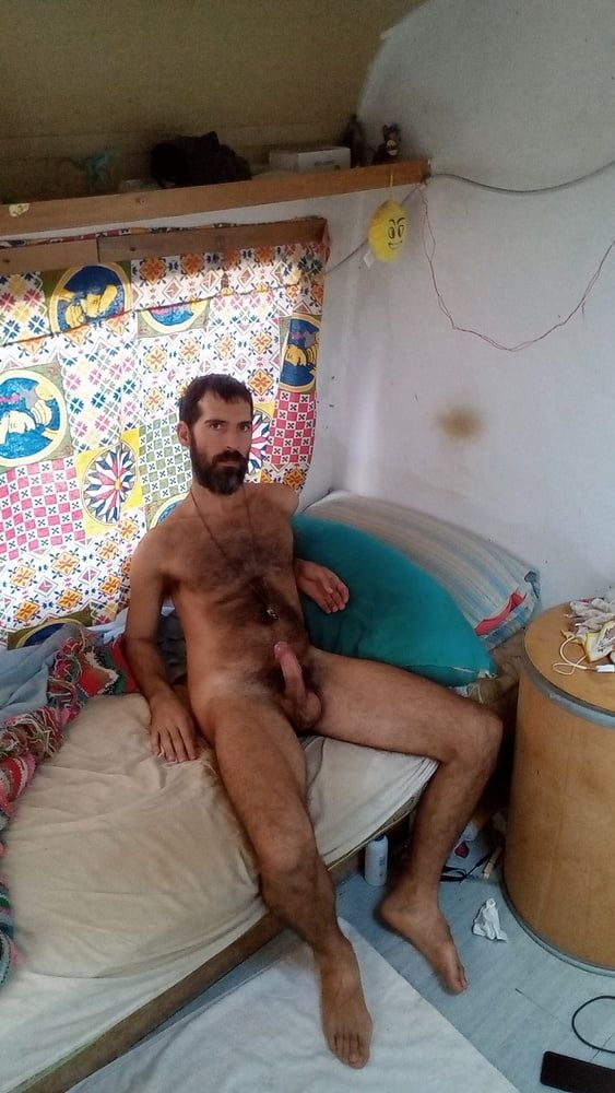 Handsome hairy man naked #20