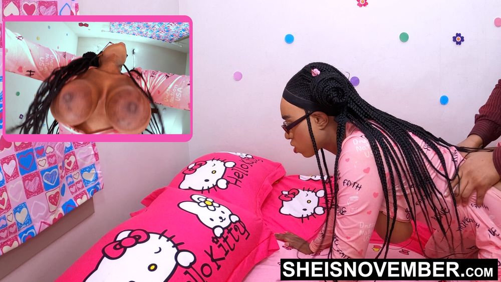 Ebony Doggystyle &amp; Thumb In Asshole Sheisnovember HD #11