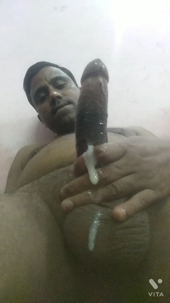 #Indian Pornstar Ravi big cock huge cumshoot #2