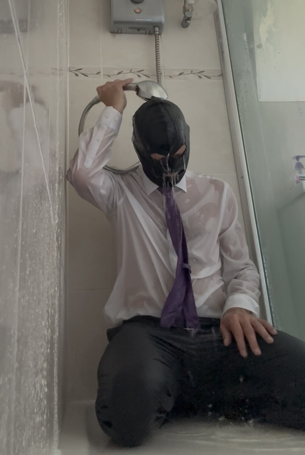 prostate_play - business man showering and trans doll fun #5