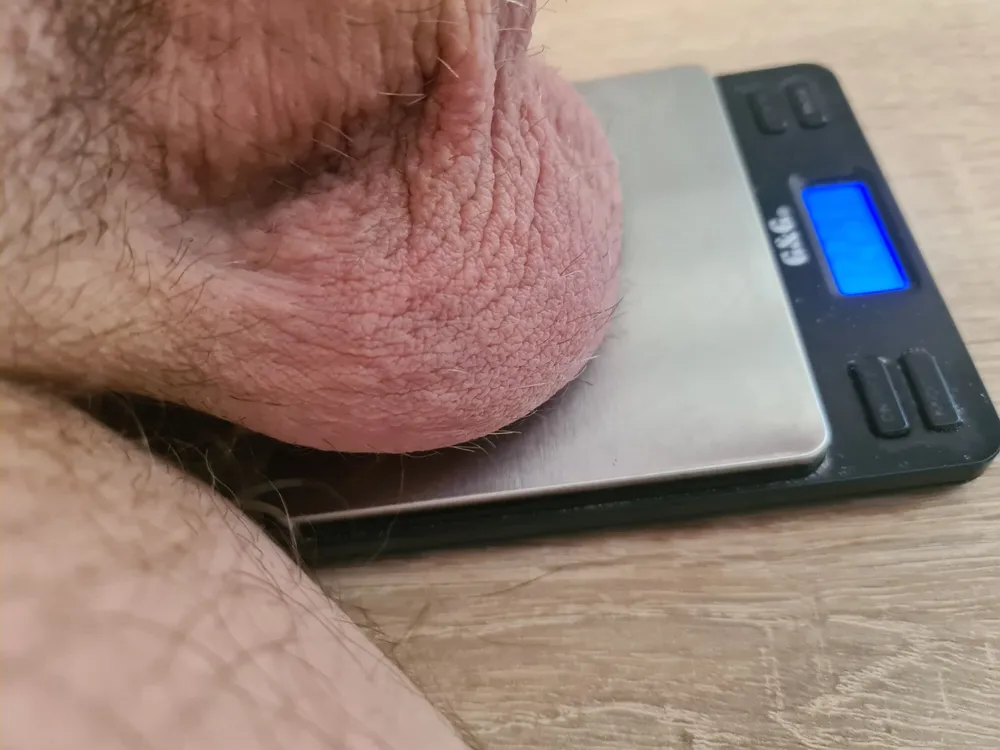 Weighing cock &amp; balls #5