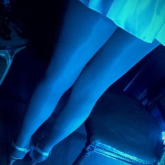 My hot legs in shiny pantyhose 