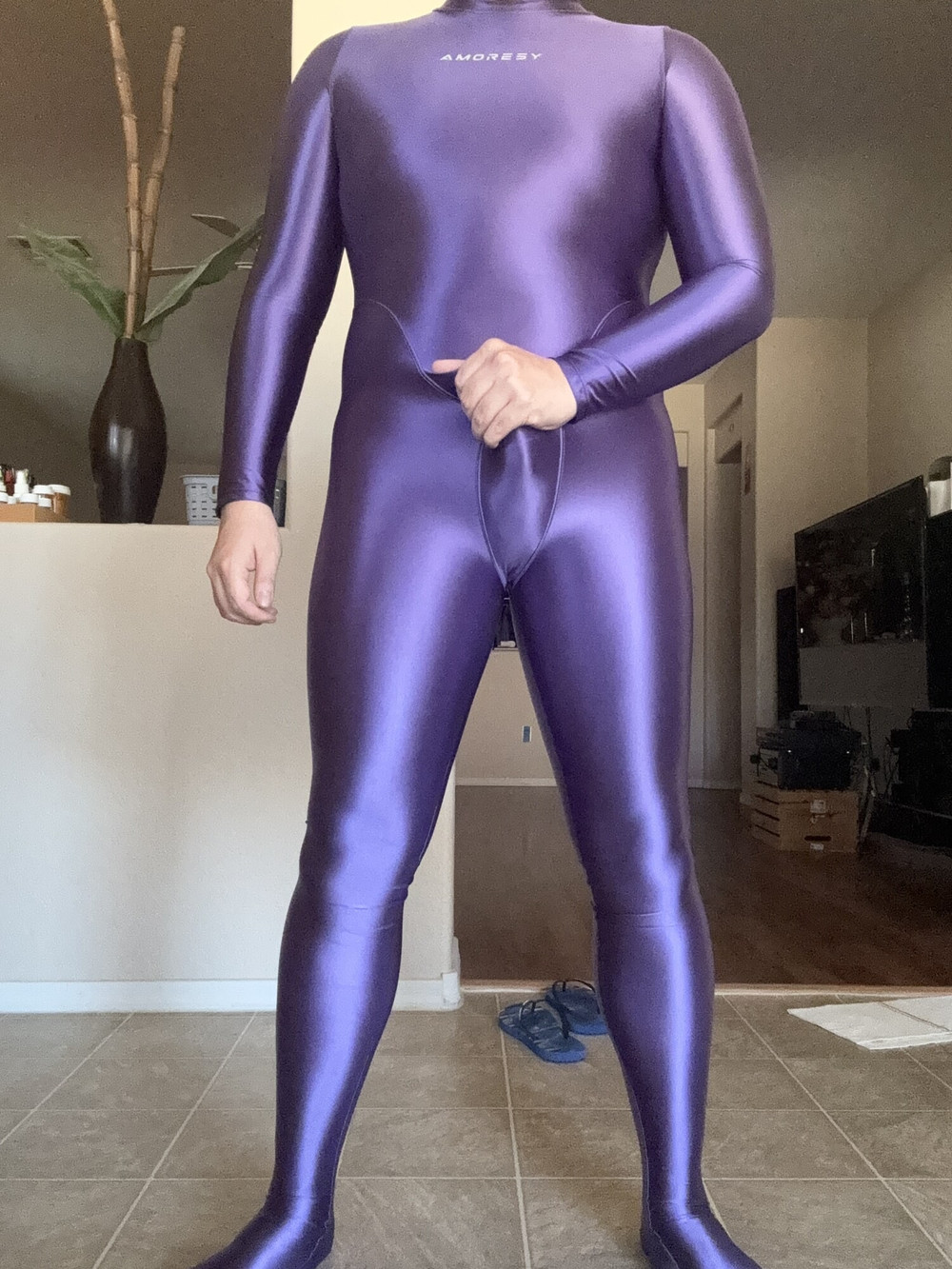 Purple Amoresy Spandex Suit #8