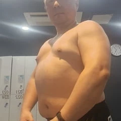 fat korean middle aged man
