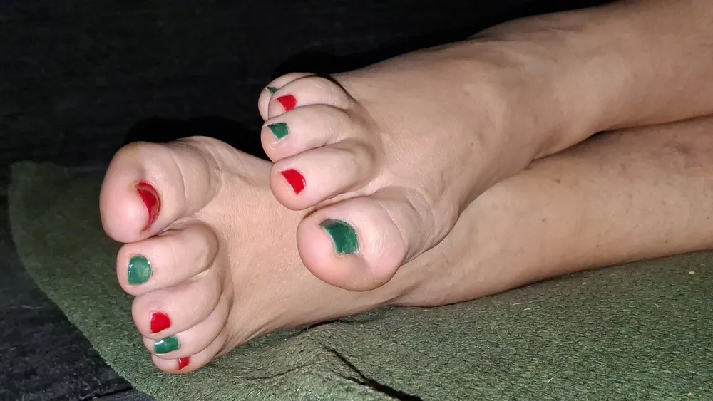 Girlfriends sweet, pedicured feet 2 #18