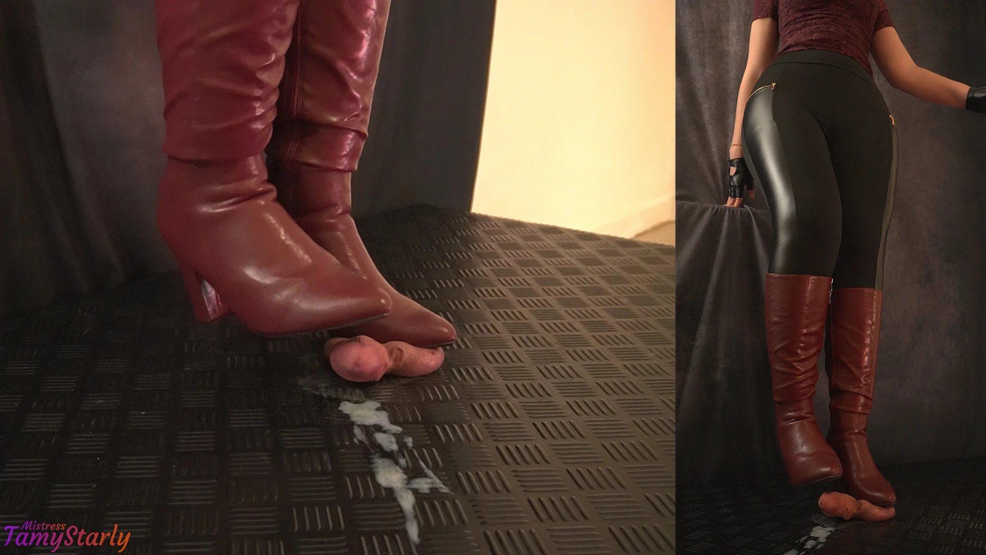 没有润滑油和后高潮的全重压碎