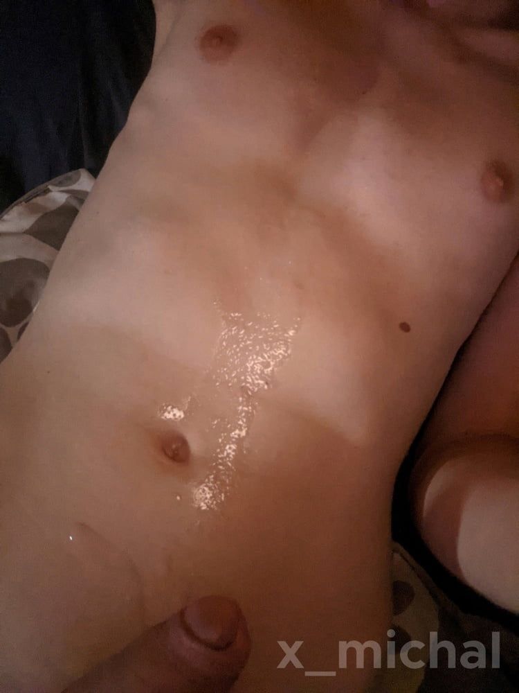 Cum on my belly #2