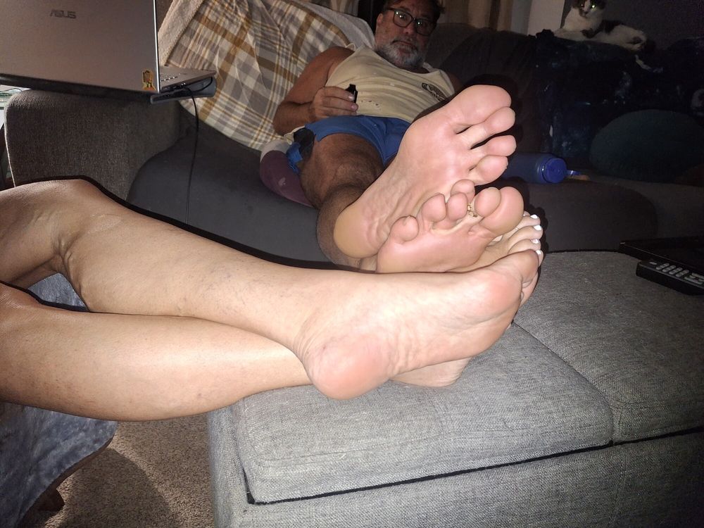 Showing off our legs and feet #7