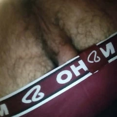 Hairy desi ass