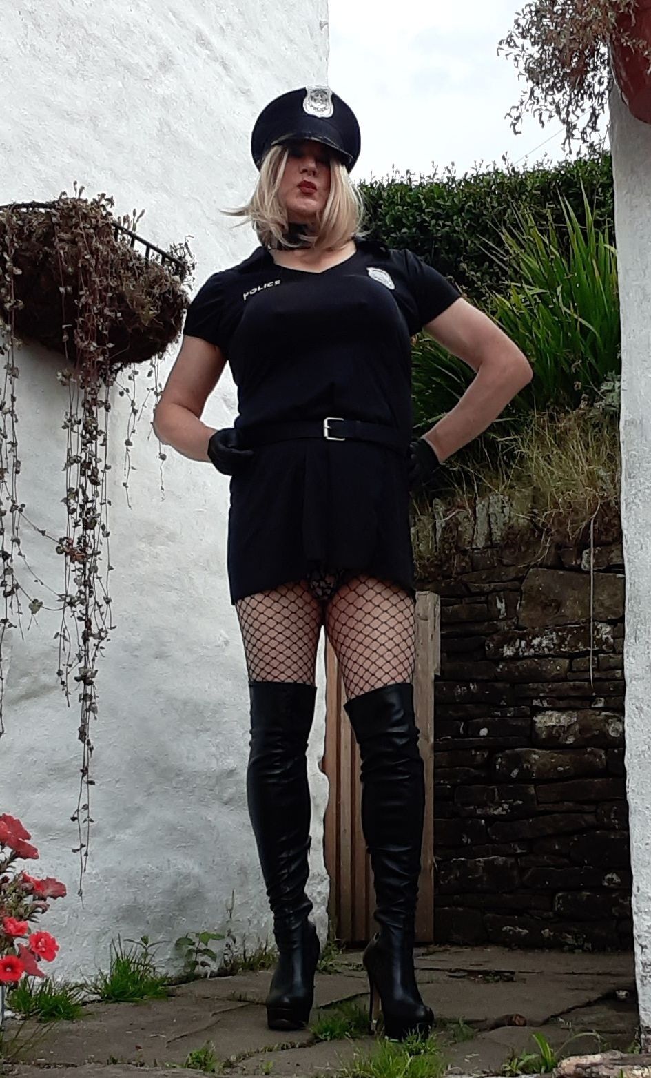 sissy cop outdoors #29