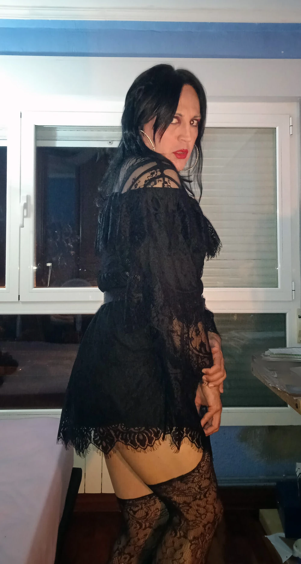 sissy taniax in gothic dress #5