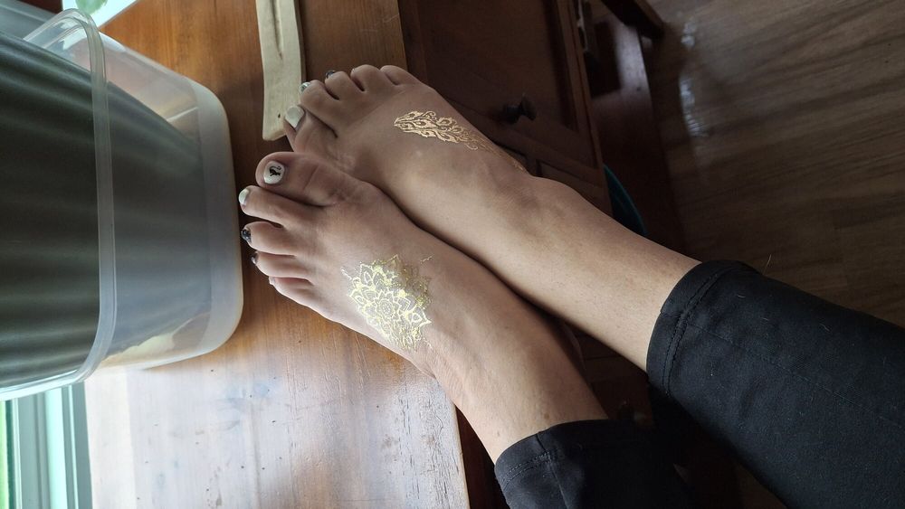 GF Showing off her feet #13