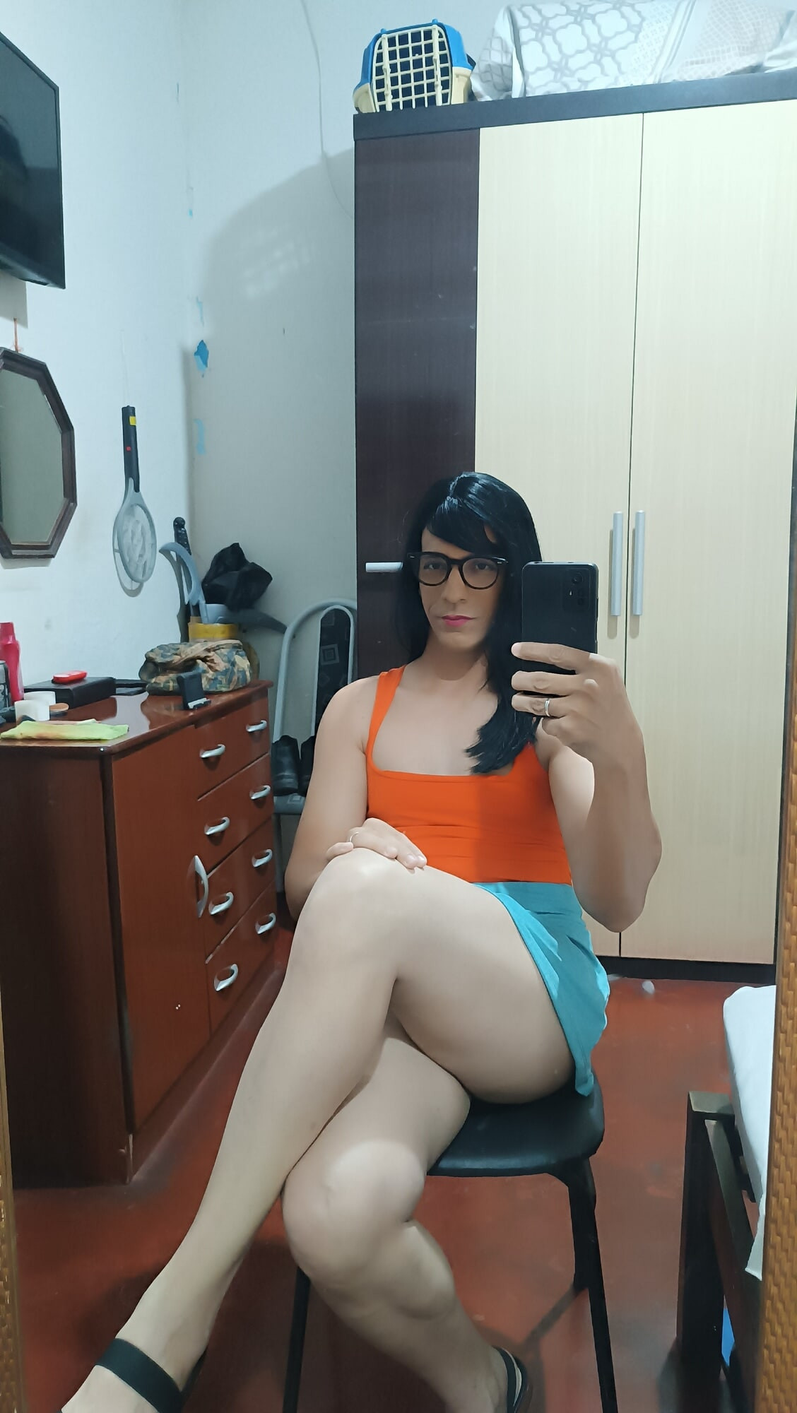 Sakura Bodysuit Orange Green Dresser  #21