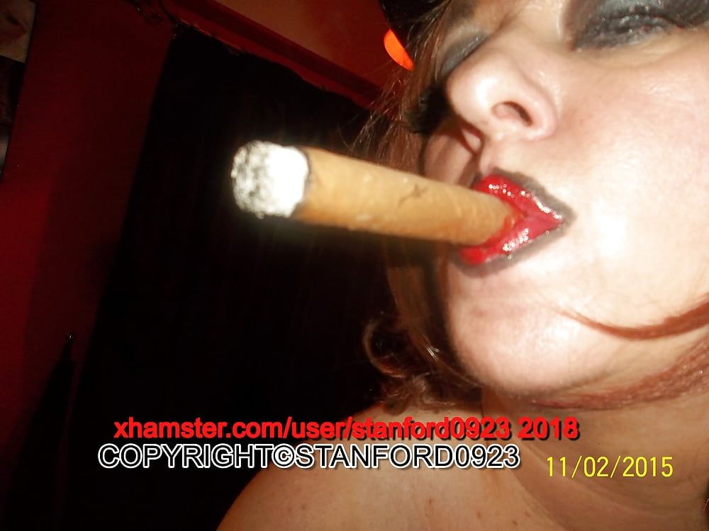 SLUT SMOKING CIGARS 2 #44