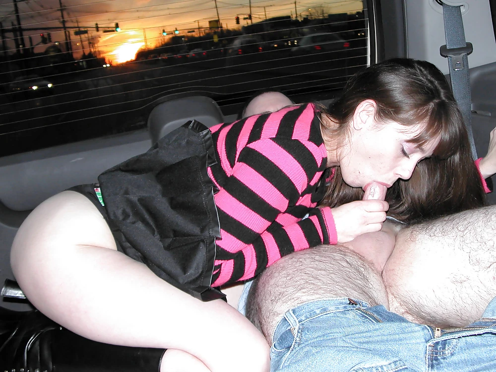 Samantha sucks dick in a truck #10
