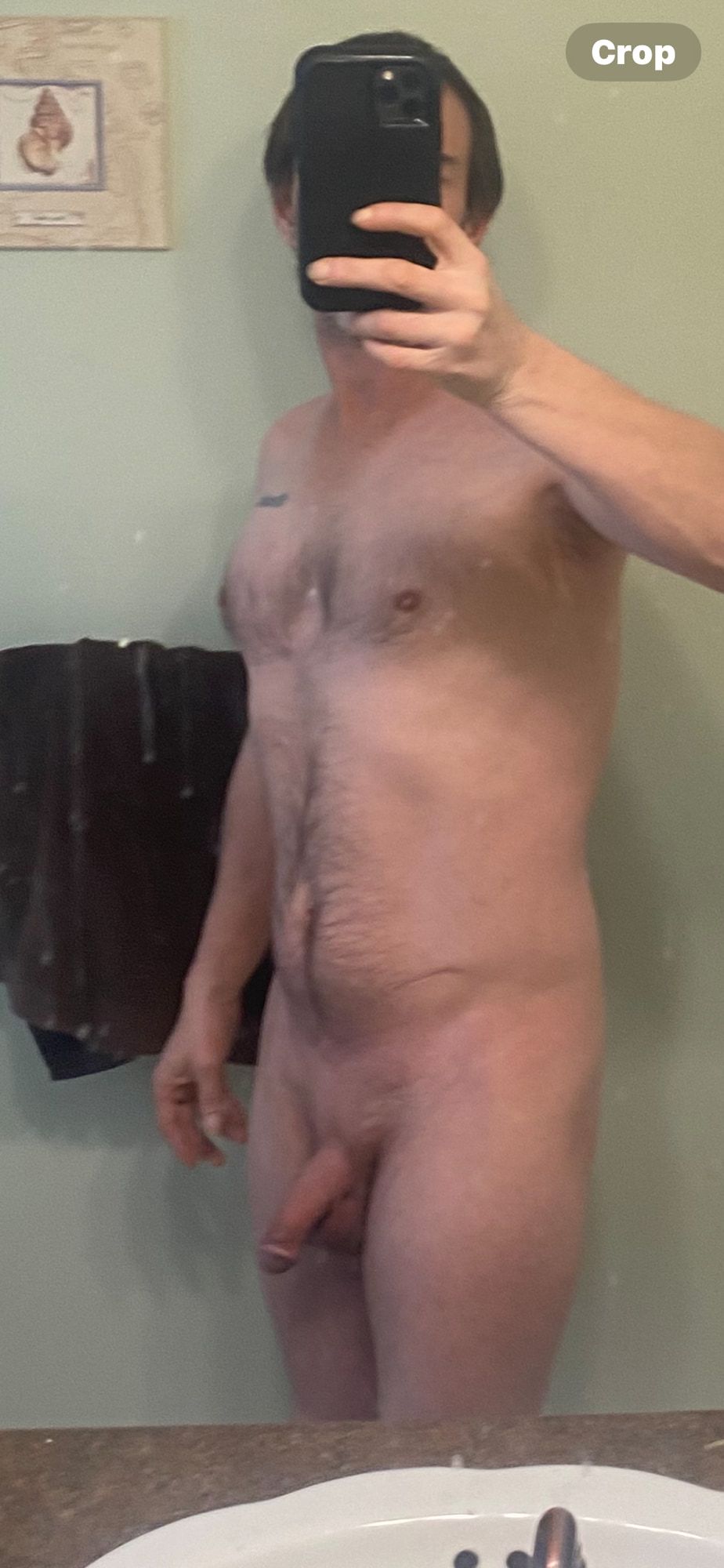 Me just after a quick shower and shave