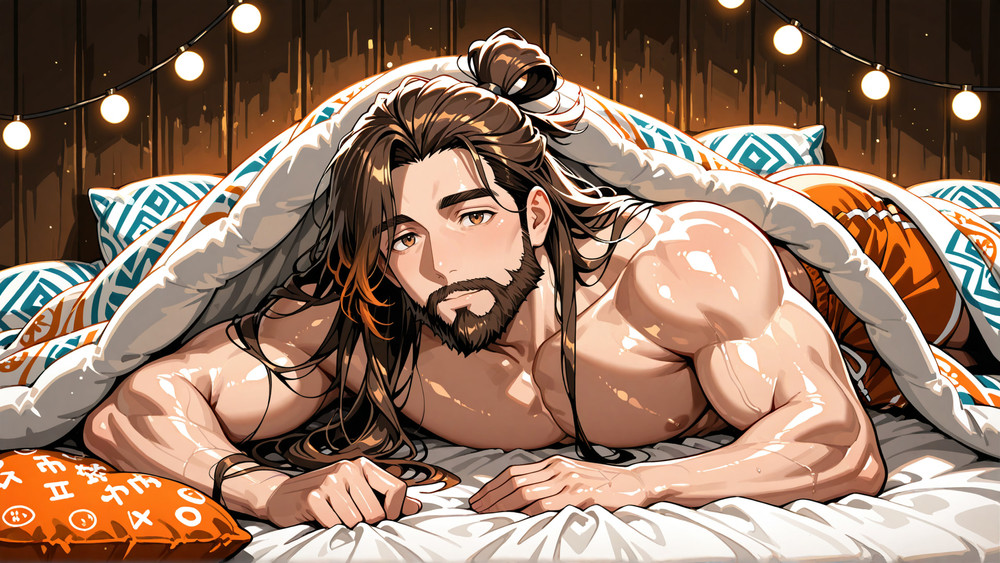 Sexy AI Men in Bed #7