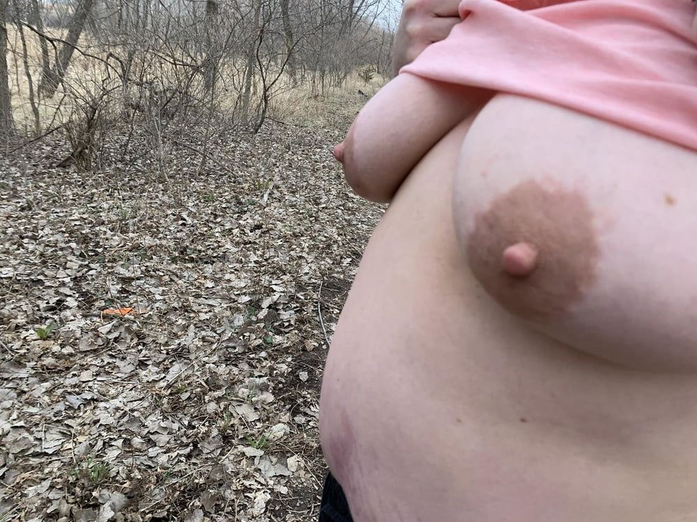 Sexy BBW Outdoor Pussy #4