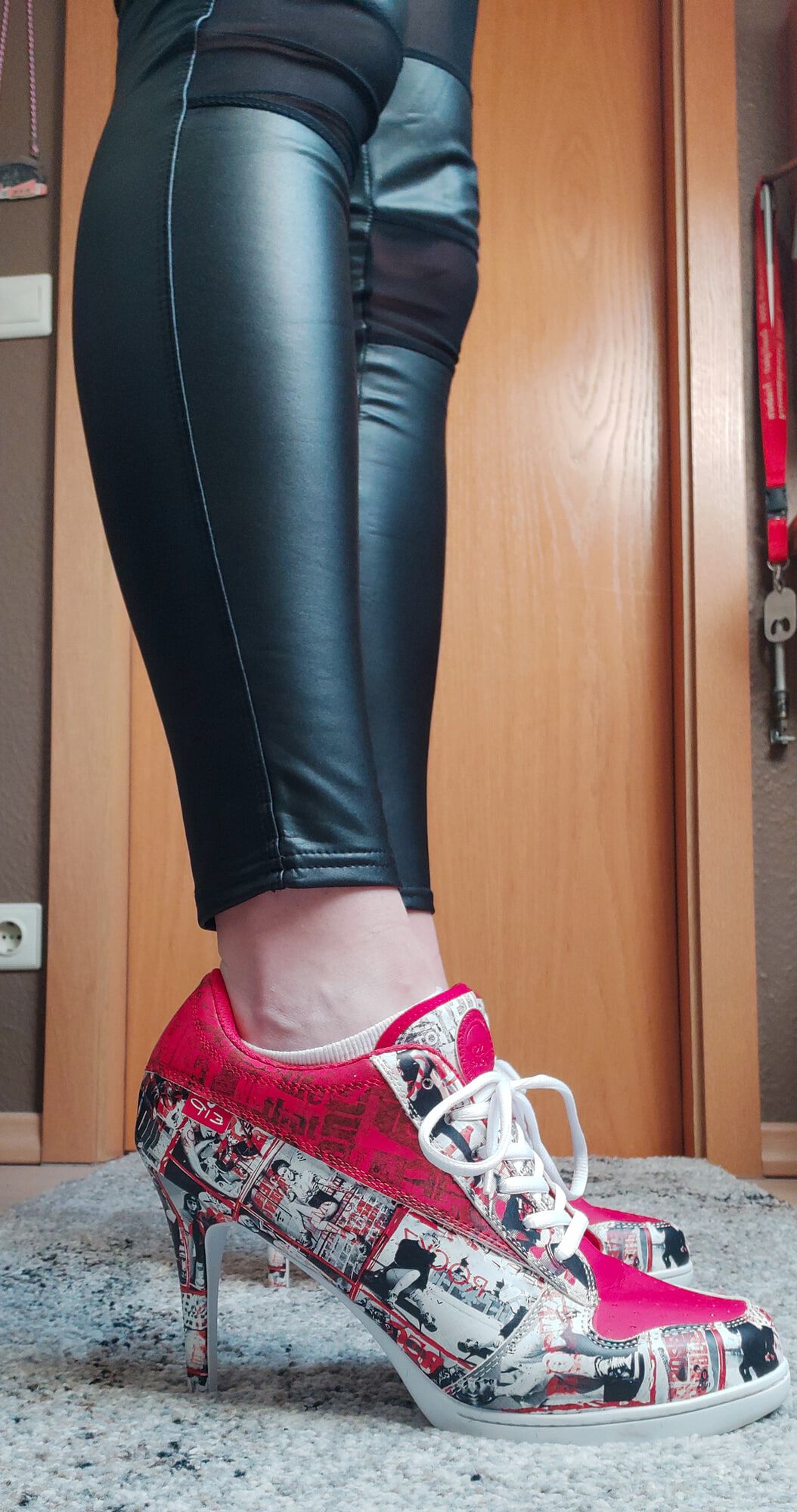 My new Sneaker Heels and Bodysuit with Overknee Boots