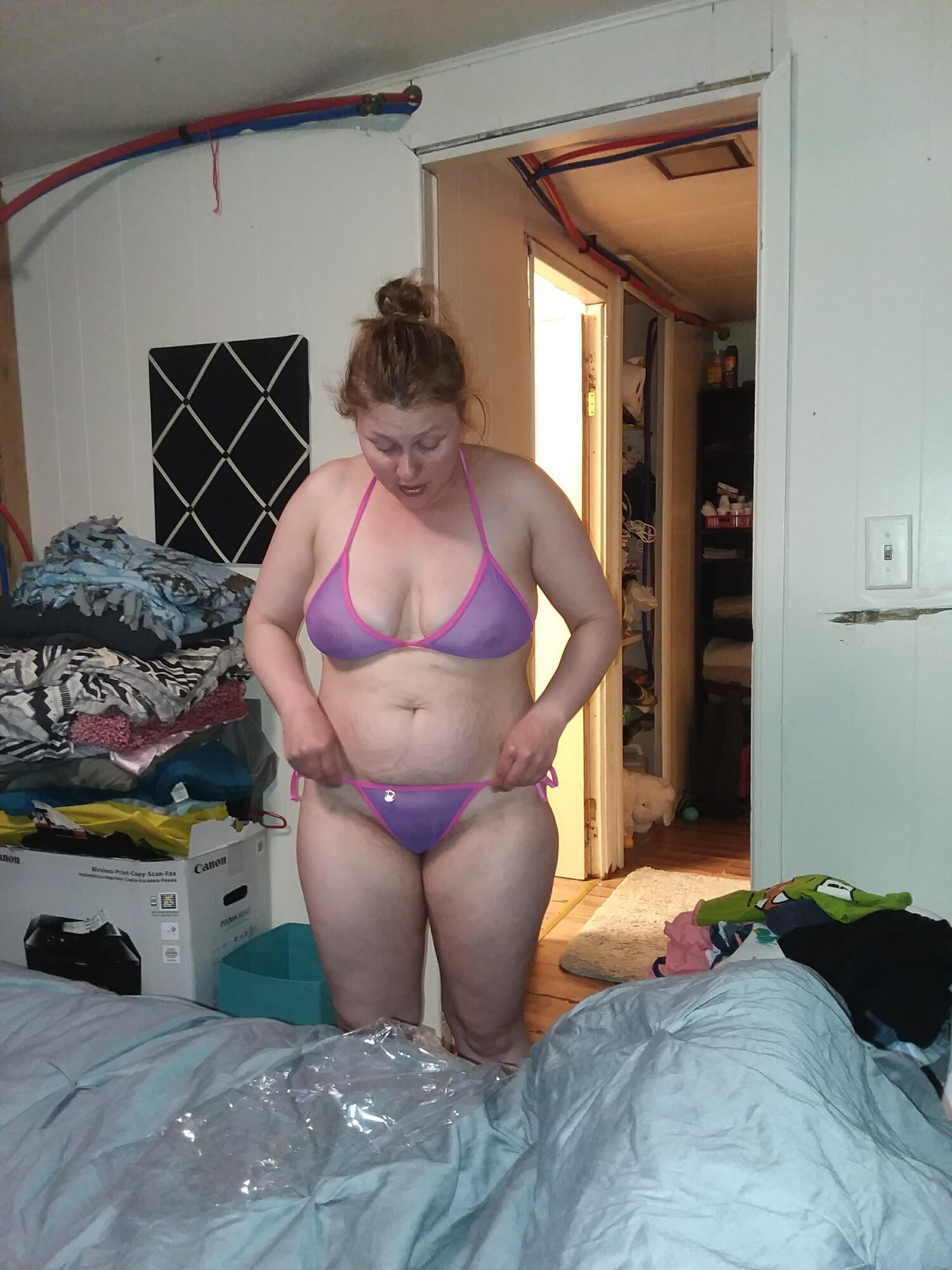 Dezahrae dilley see through bikini 