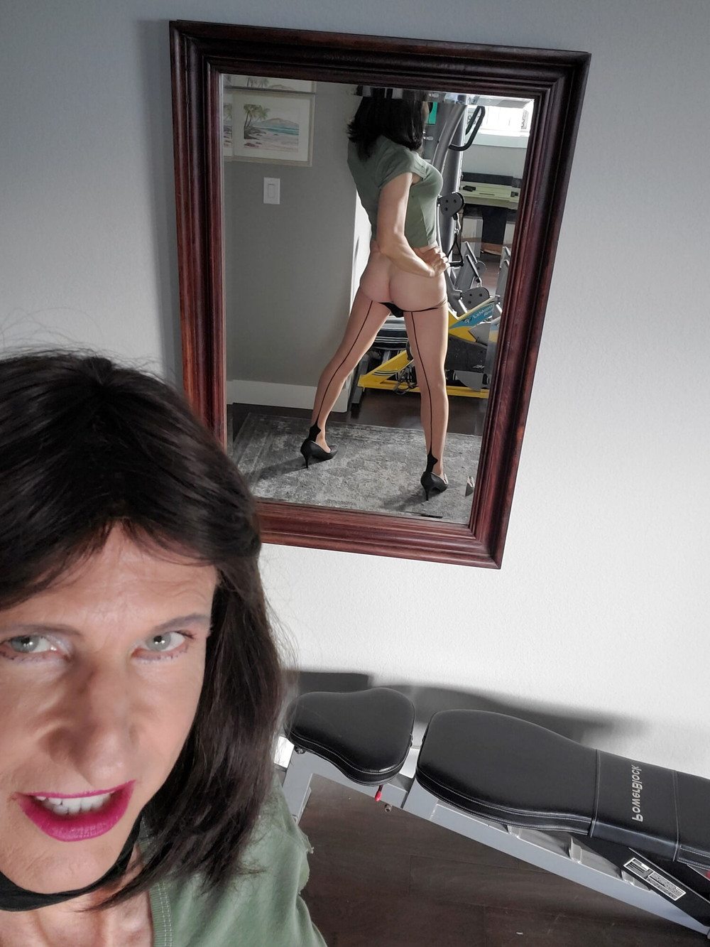 Black mini skirt #42
