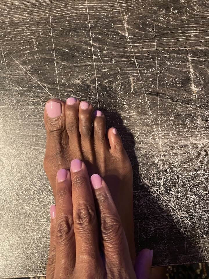 Veiny ebony sissy femboy  feet  #3