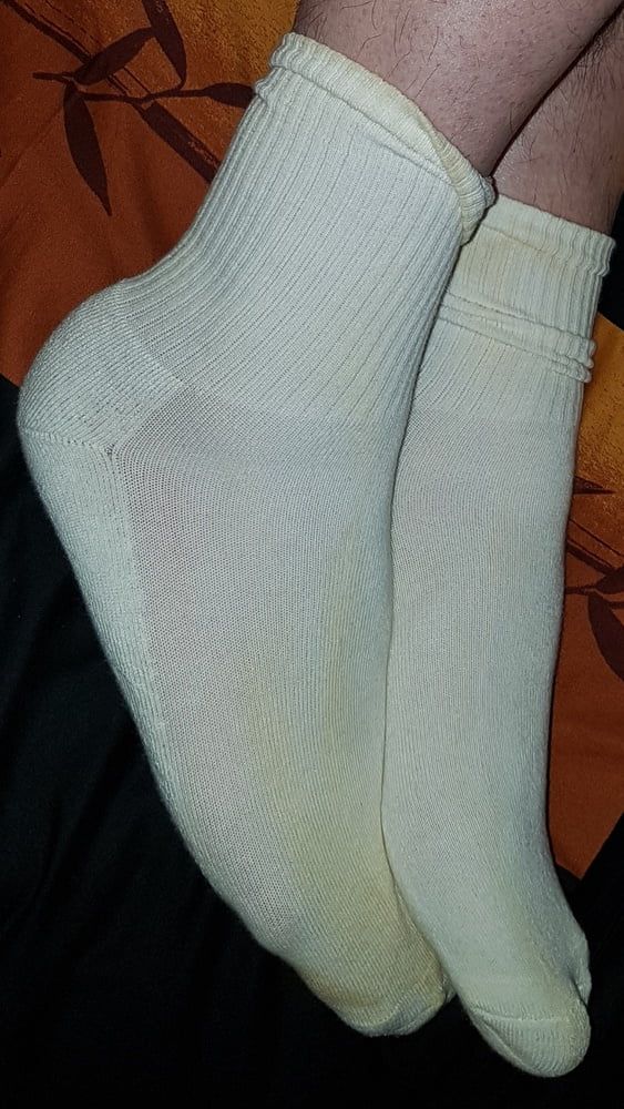 My white Socks - Pee #30