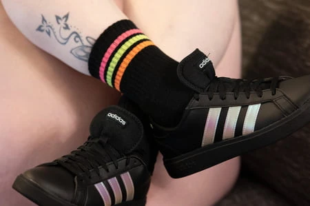 adidas sneaker and socks         