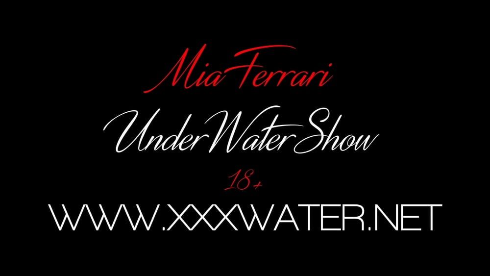 Mia Ferrari Underwater Swimming Pool Erotics #24