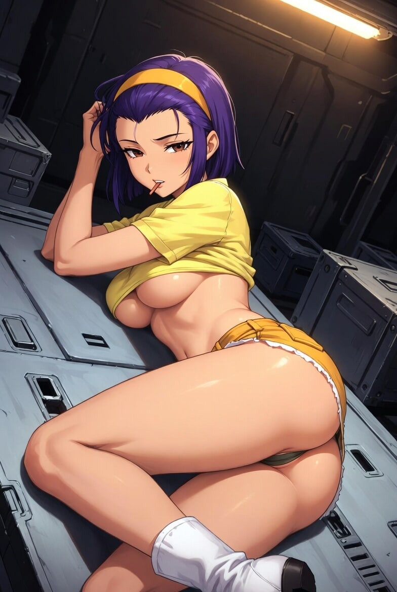 Faye Valentine  Chained in the Ship's Hold – Purple Haire #16