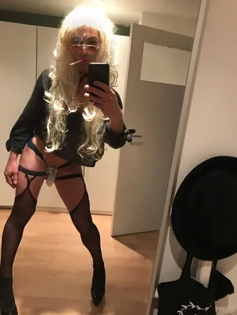 sissy bimbo whore in chastity         