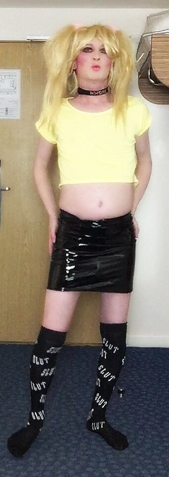 Sissy in yellow and pink #18