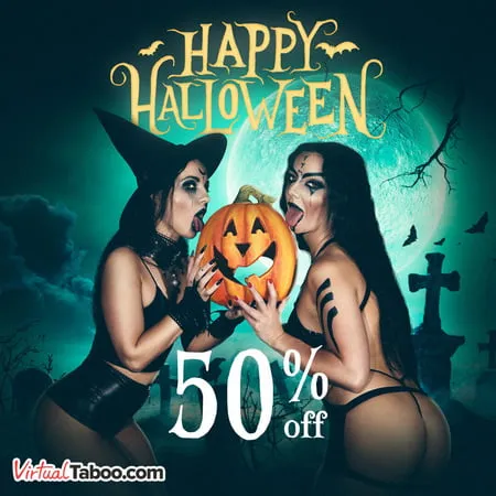 Halloween mood and big sale on virtualtaboo com         