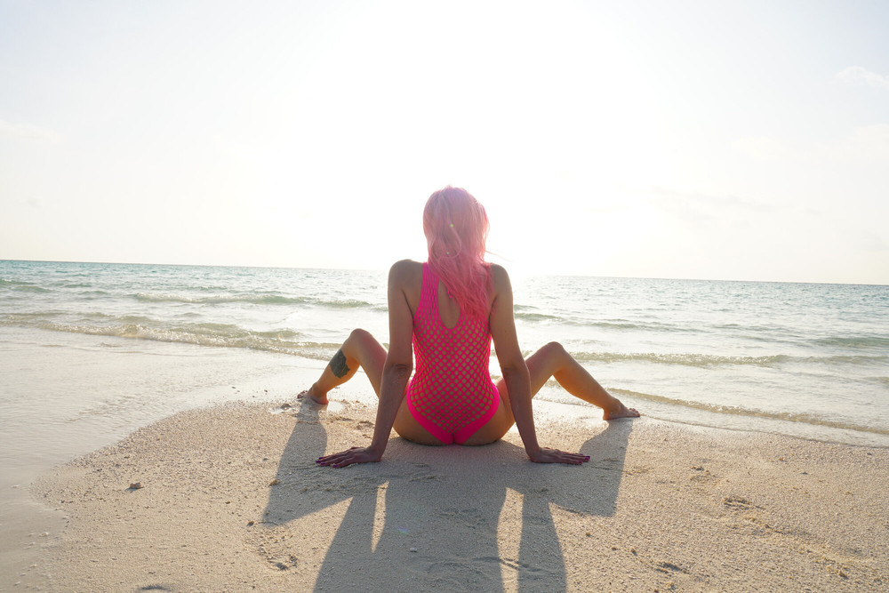 Vicky on the beach #15