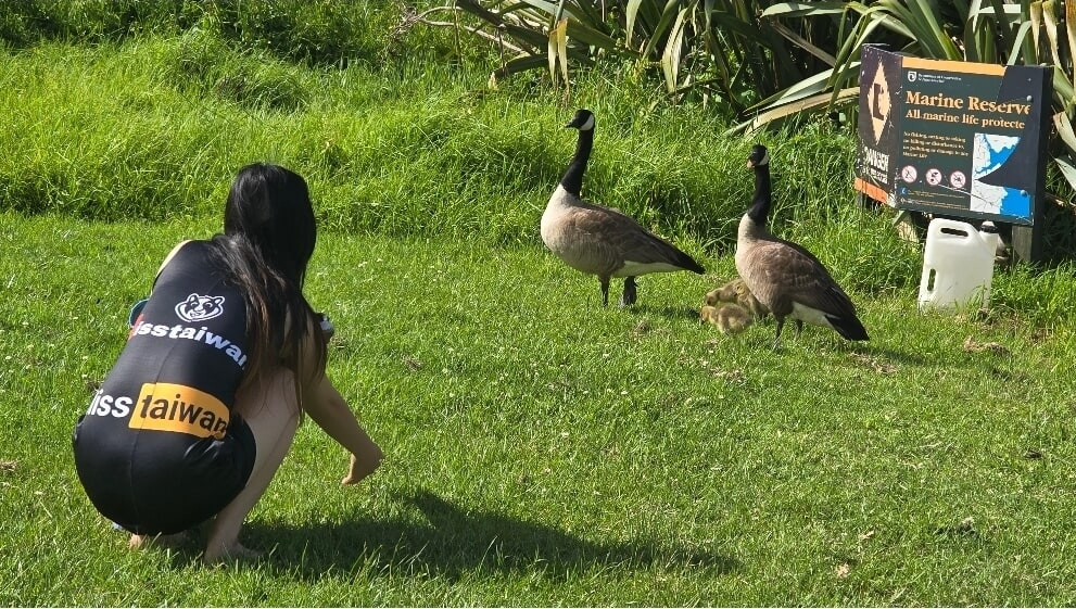 Misstaiwan nature nude walk in beautiful New Zealand  #5