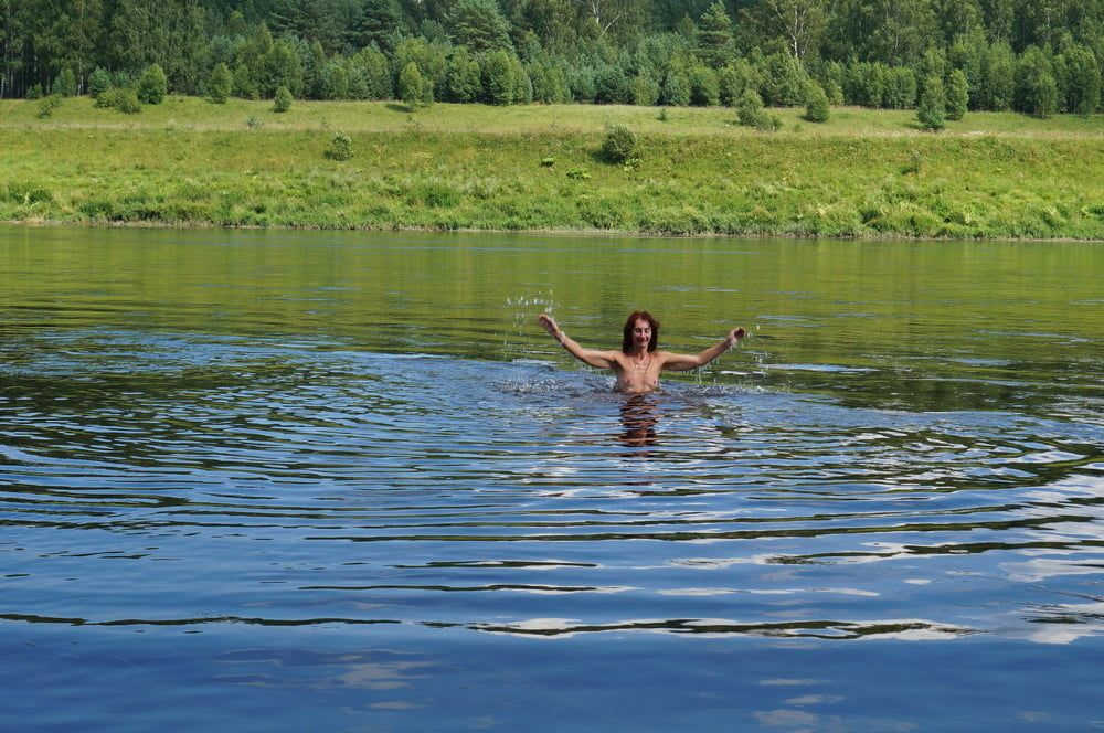 Nude Playing in Volga-river #37