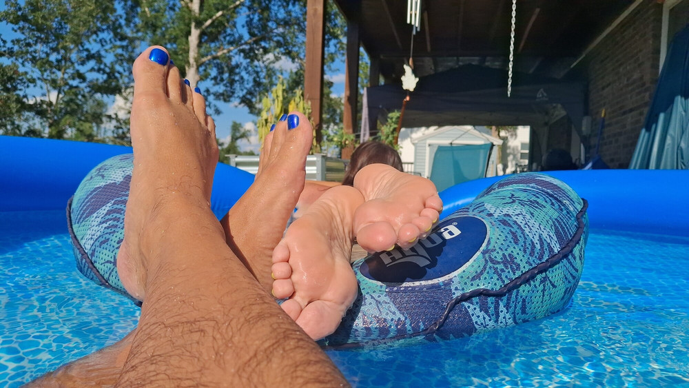 Showing our feet again #9