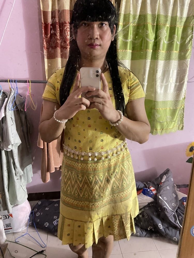 Thai dress yellow #2