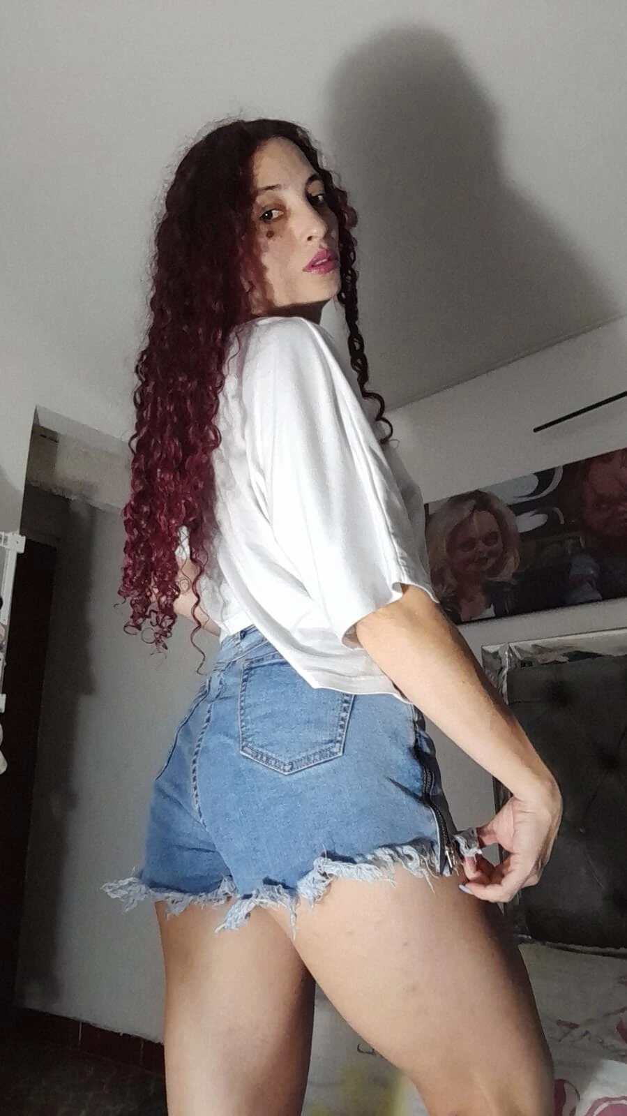 In tiny shorts #31