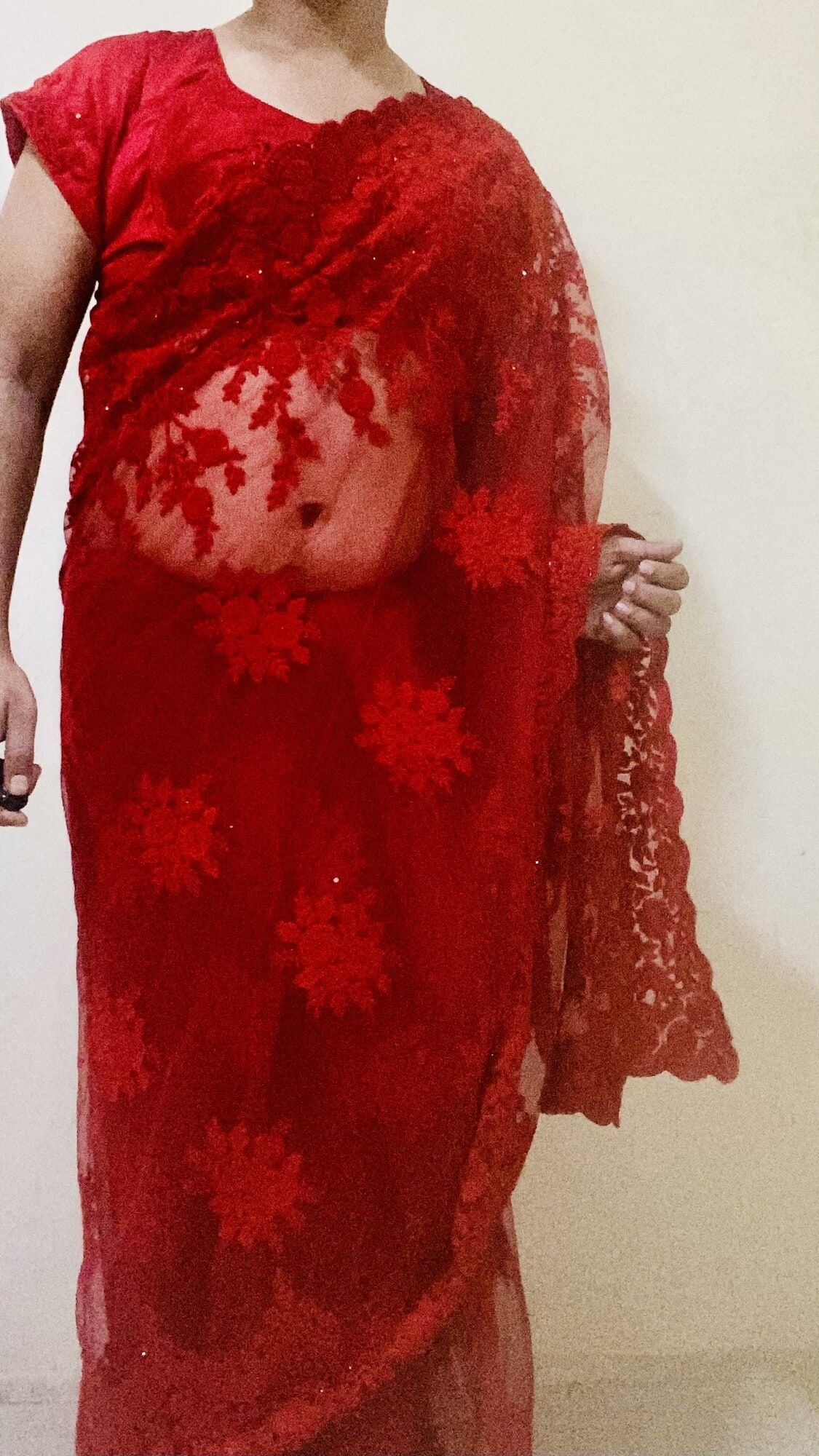Red saree #35