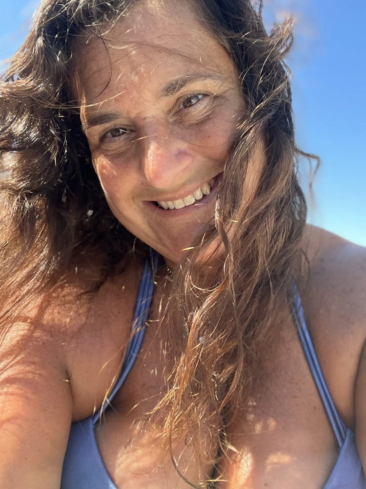 Sunning in Sexy Purple Bikini #34