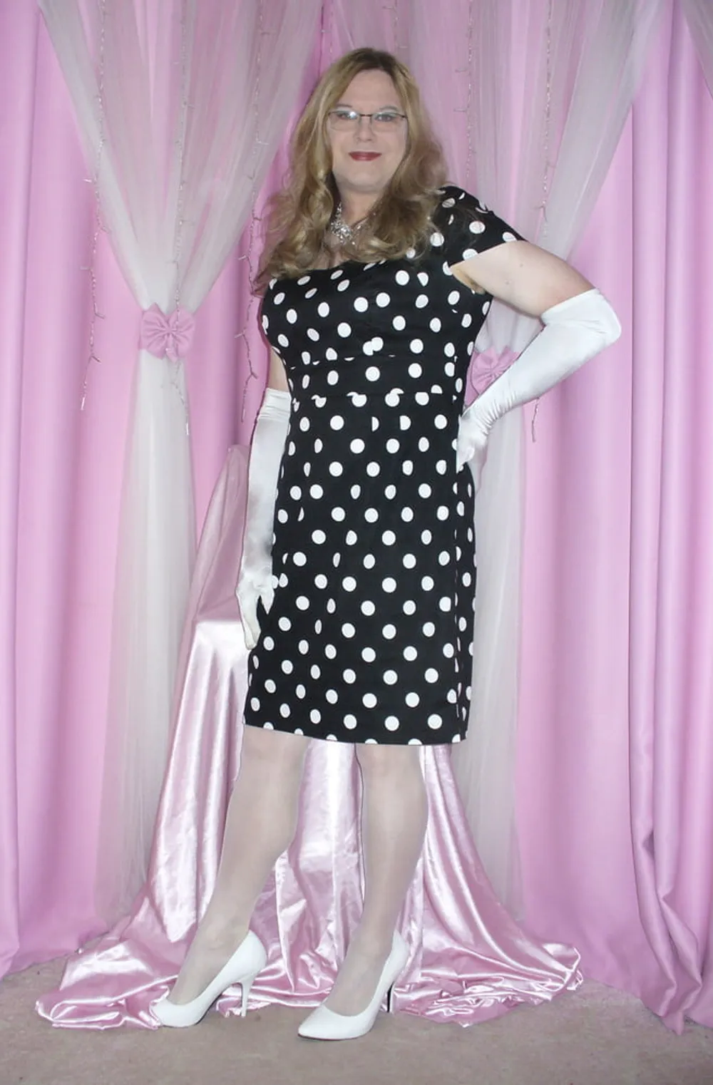 Joanie - Vintage Polka Dot Dress #4