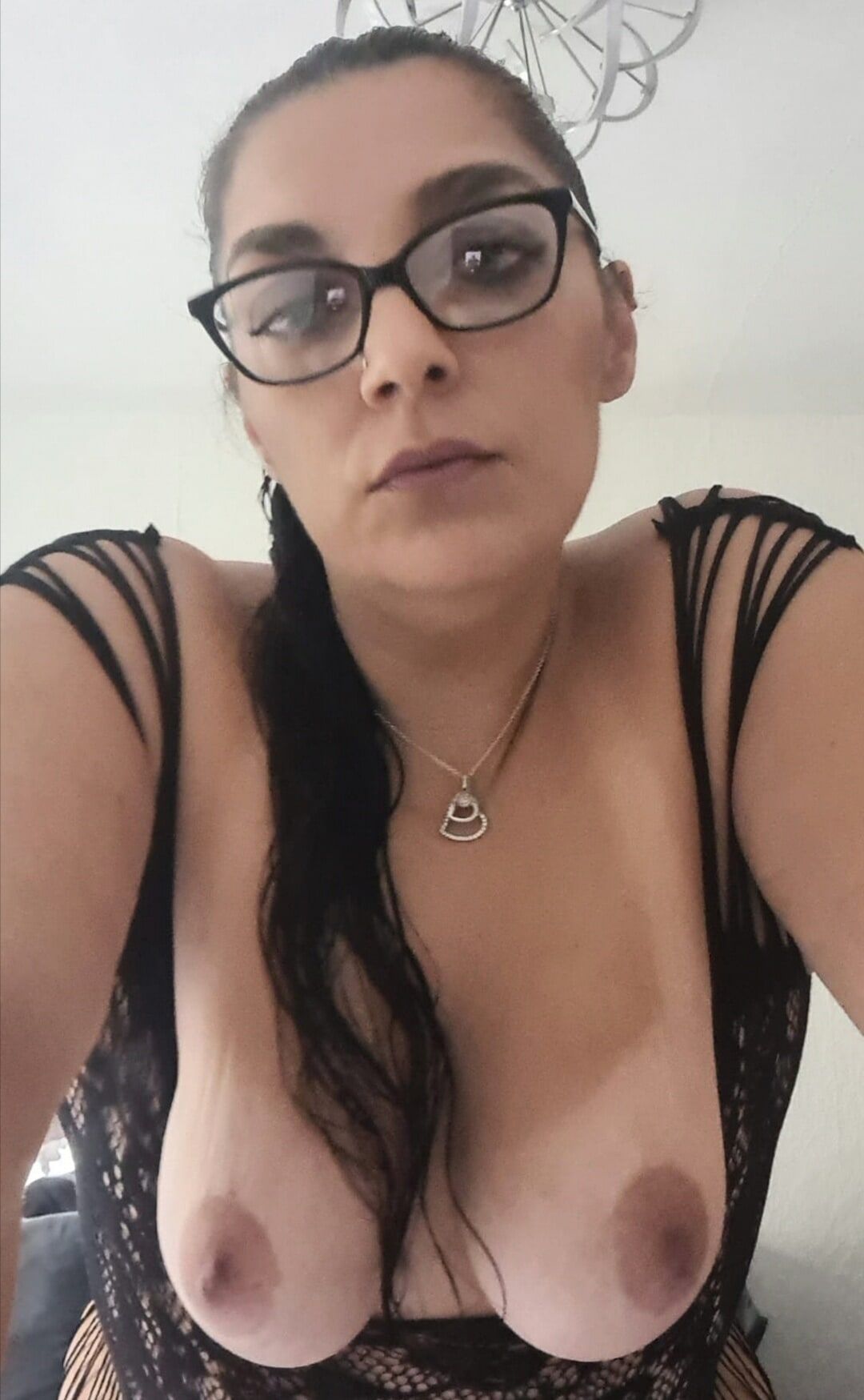Cum Slut Gangbang Milf Bitch Eva Fishnets Glasses  #3