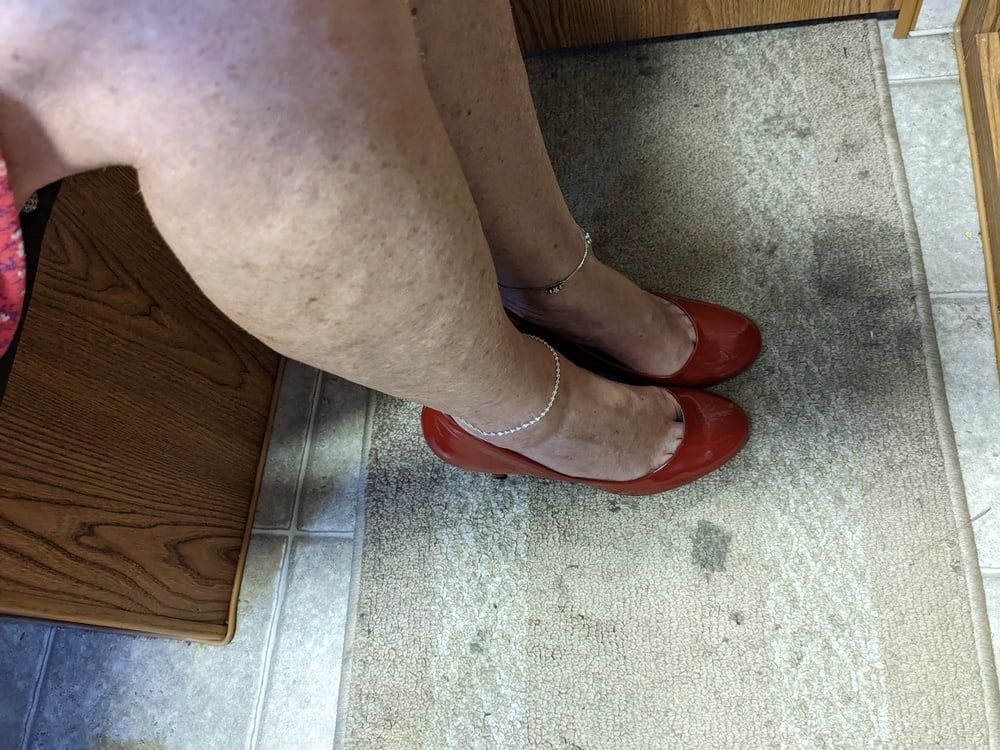 high heels - red pumps #14