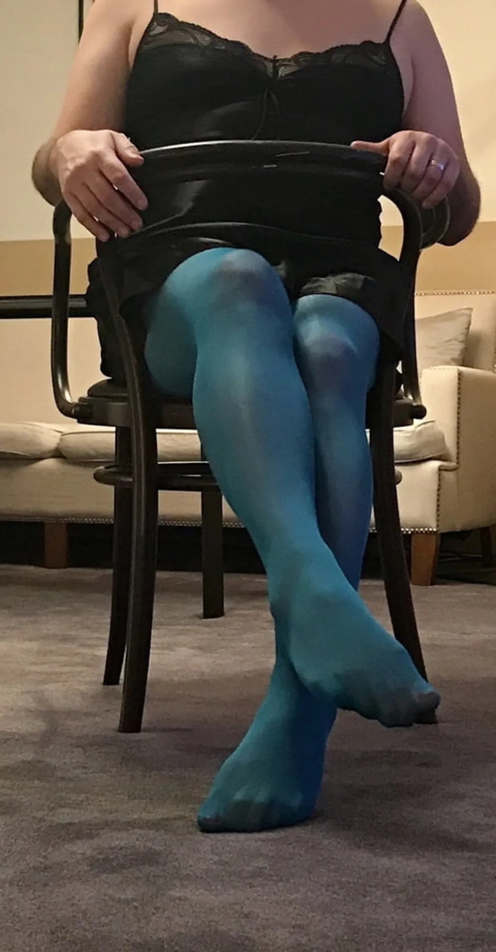 Turquoise tights #7