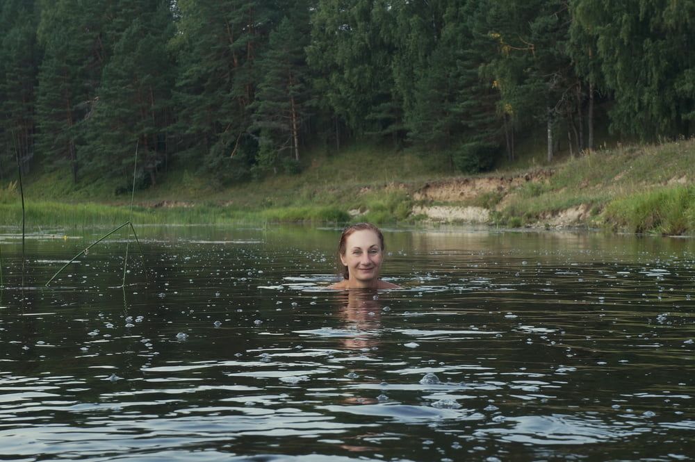 Swimming in the river #4