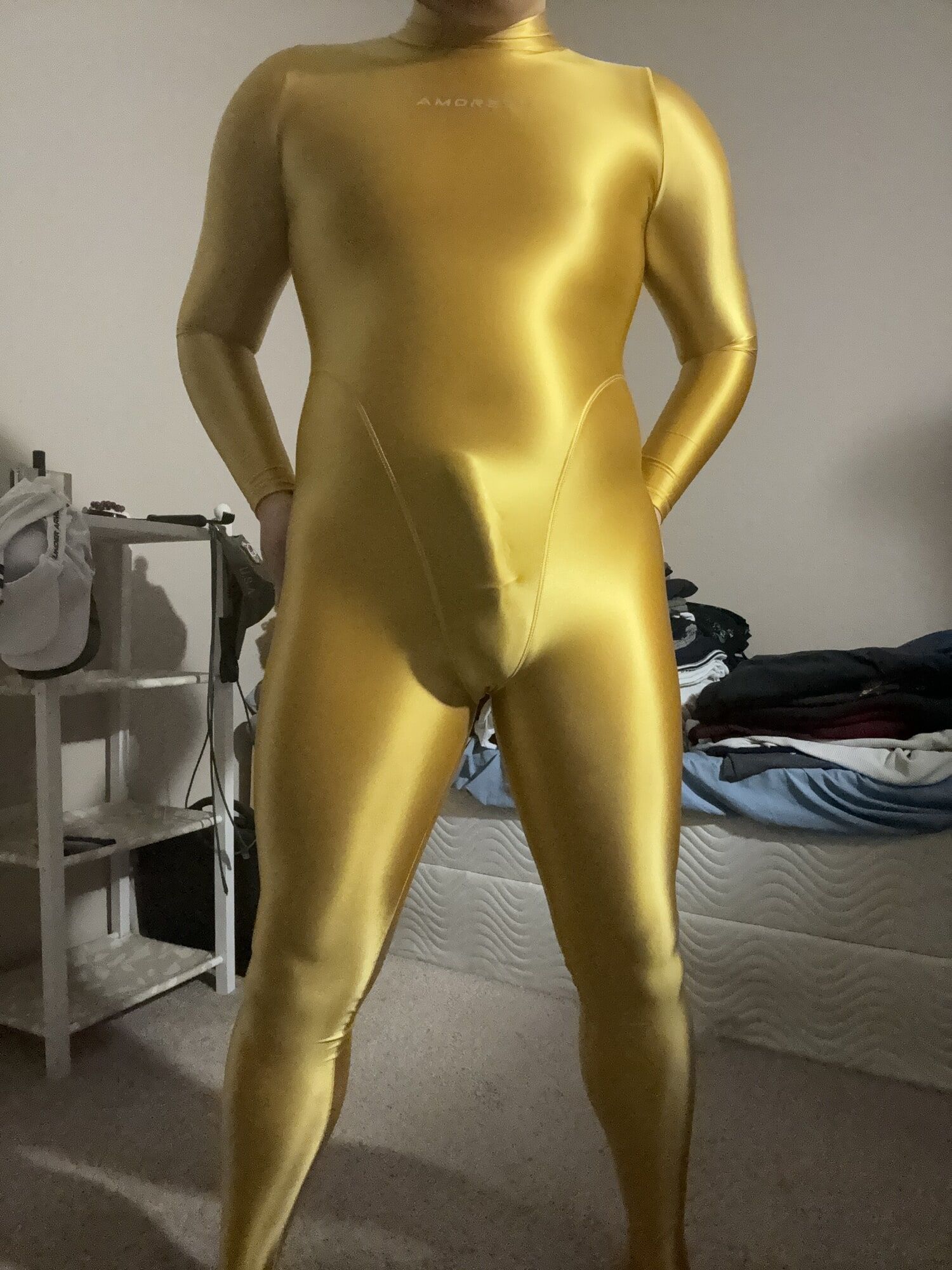 Yellow Gold Amoresy Spandex Suit #7