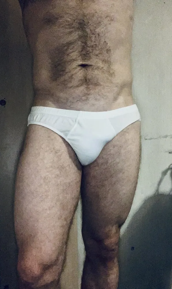 Just him bulging underwear. 