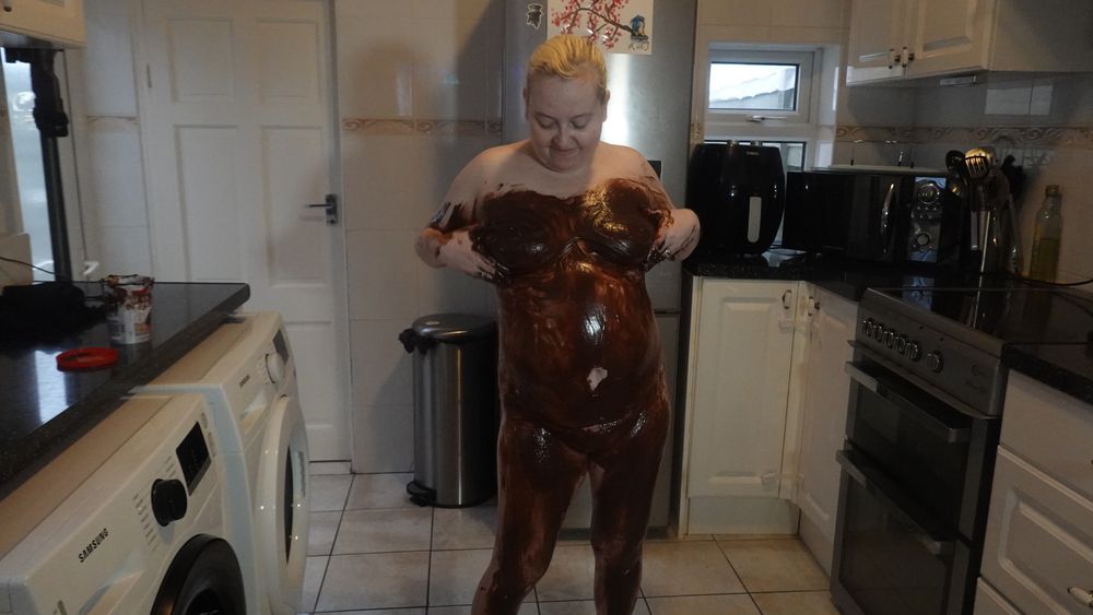 chocolate sauce messy fun #11