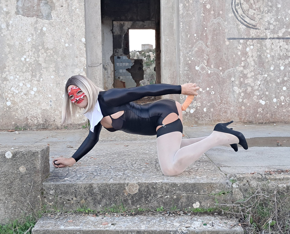 Kinky Perverted Nun in Nylon Stockings and High Heels #16